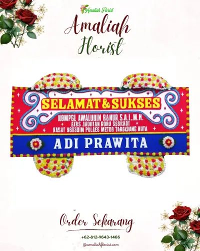 Karangan Bunga Ucapan Selamat di Muara Ciujung Barat