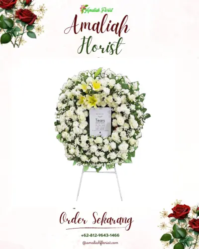 Krans Bunga Duka Cita di Muara Ciujung Barat